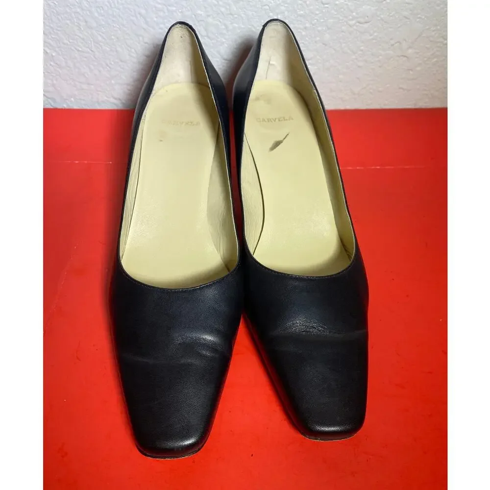 Carvela Black Leather Pumps Size 9.5 / 40 EU